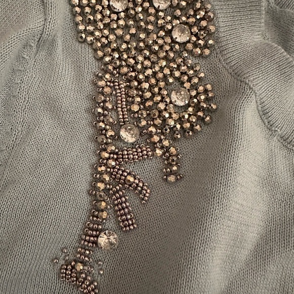 Halogen‎ Beaded Shoulders embelilished Seafoam green Medium - Picture 6 of 8